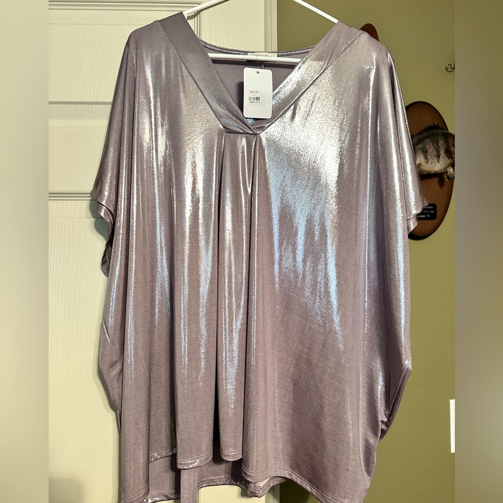 Metallic top NWT